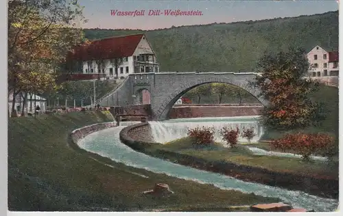 (109153) AK Pforzheim Dillweißenstein, Wasserfall 1918