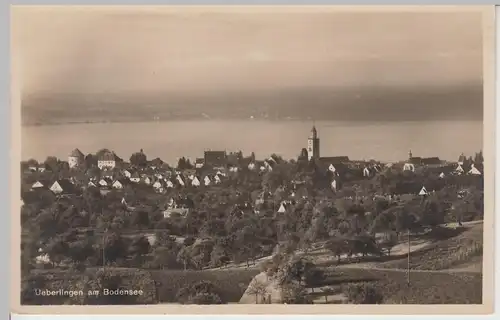 (109079) Foto AK Überlingen, Bodensee, Panorama 1931