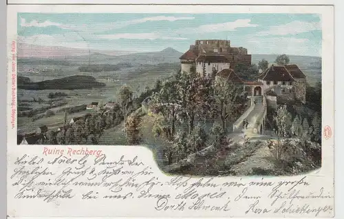 (108863) AK Burg Hohenrechberg, Rechberg, Schwäbisch Gmünd 1901