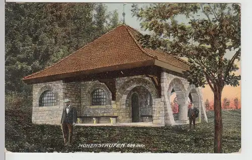 (108857) AK Hohenstaufen, Schutzhütte 1907