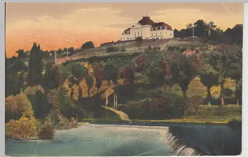 (108718) AK Marbach, Schillermuseum, Blick vom Neckar 1920