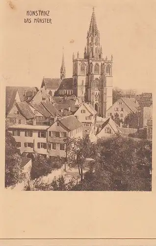 (108143) AK Konstanz, Münster, 1905