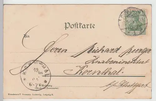 (107353) AK Pforzheim, Kupferhammer, 1904