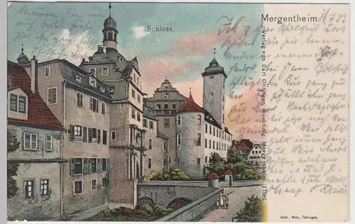 (107344) AK Mergentheim, Schloss, 1903