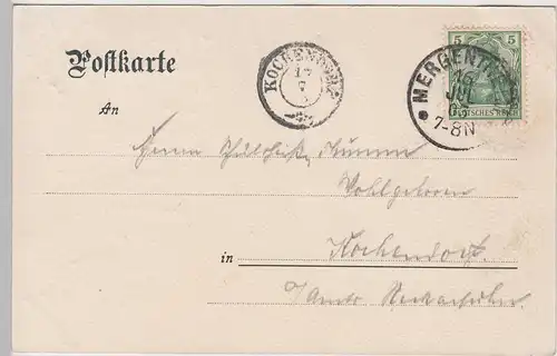 (107344) AK Mergentheim, Schloss, 1903