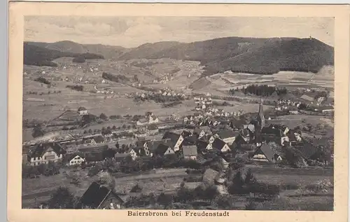 (107318) AK Baiersbronn bei Freudenstadt, Gesamtansicht, 1914