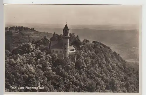 (106351) Foto AK Burg Teck vom Flugzeug aus, 1935