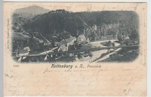 (106315) AK Rottenburg a.N., Preussisch, 1899