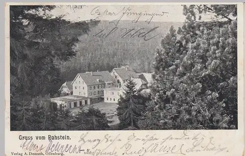 (106293) AK Gruss vom Ruhestein im Schwarzwald, 1904