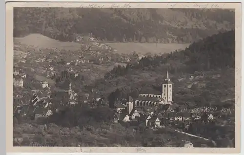 (106219) Foto AK Gernsbach u. Scheuern, Blick vom Großenborg 1930