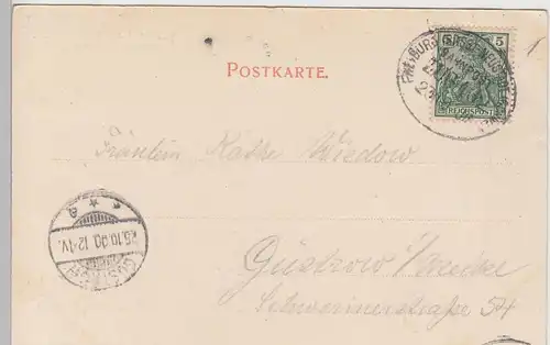 (106217) AK Schwarzwald, Gasthaus zum Himmelreich, 1900 Bahnpost