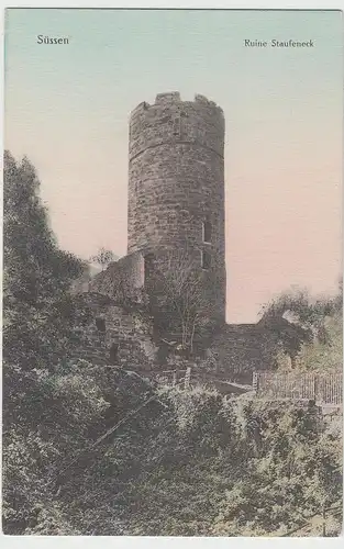 (105921) AK Salach, Burg Staufeneck, vor 1945