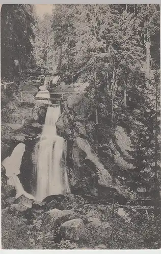 (105911) AK Wasserfall Triberg im Schwarzwald, vor 1945