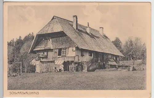 (105772) AK Schwarzwald, Schwarzwaldhaus, vor 1945