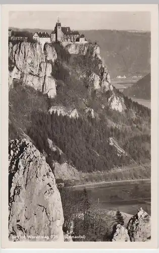 (104976) Foto AK Schloss Werenwag bei Beuron, vor 1945