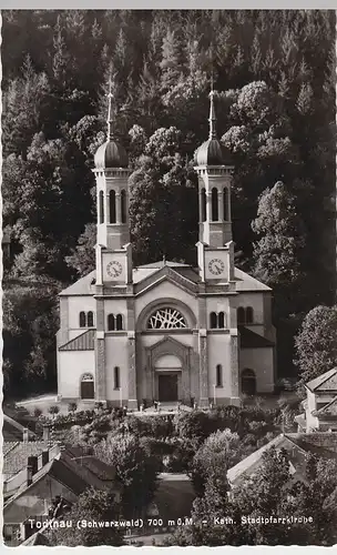 (104956) Foto AK Todtnau, Kath. Stadtpfarrkirche, 1950er