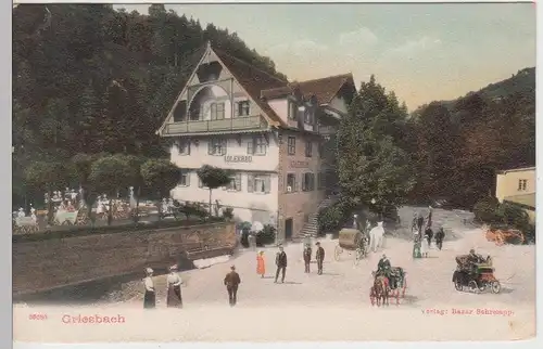 (104633) AK Griesbach (Renchtal), Adlerbad, 1906