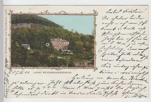 (104297) AK Lahr i. Schwarzwald, Reichswaisenhaus, 1901