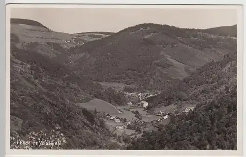 (104277) Foto AK Todtnau, Blick ins Wiesental, 1930er