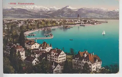 (101829) AK Friedrichshafen, Panorama 1915