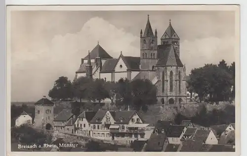 (101752) Foto AK Breisach am Rhein, Münster, vor 1945