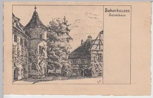 (101516) AK Bebenhausen, Herrenhaus, 1951