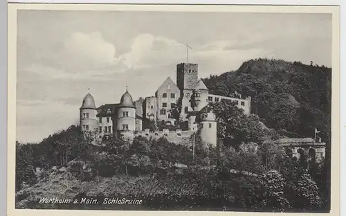 (101470) AK Burg Wertheim, Main, vor 1945