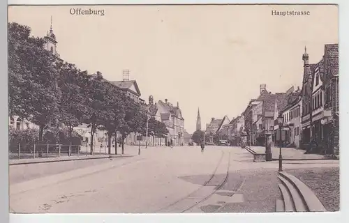 (101394) AK Offenburg, Hauptstraße, vor 1945