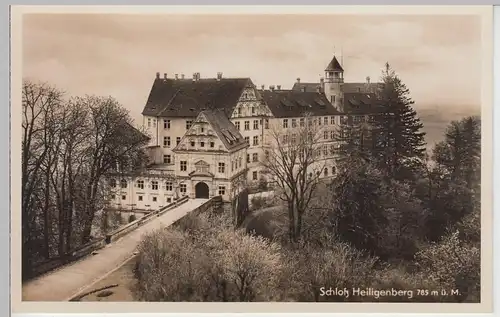 (101390) Foto AK Schloss Heiligenberg, Bodenseekreis, vor 1945