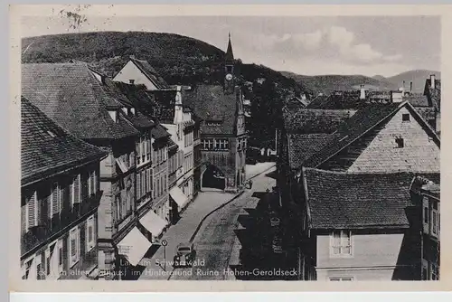 (100963) AK Lahr, Schwarzwald, Blick vom Alten Rathaus 1940-46