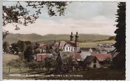 (100959) Foto AK St. Peter, Schwarzwald, Panorama, Feldberg, nach 1945