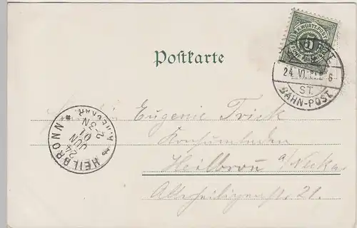 (100863) AK Honau, Schloss Lichtenstein 1901