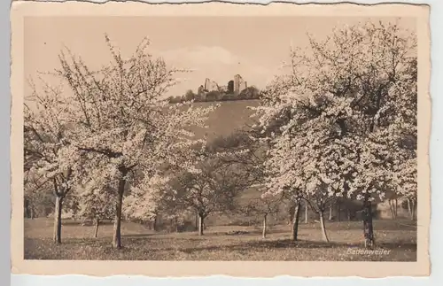 (100793) Foto AK Badenweiler, Blick zur Burg Baden, 1940er