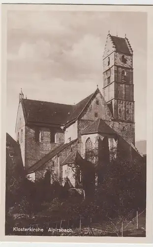 (100524) Foto AK Klosterkirche Alpirsbach, vor 1945