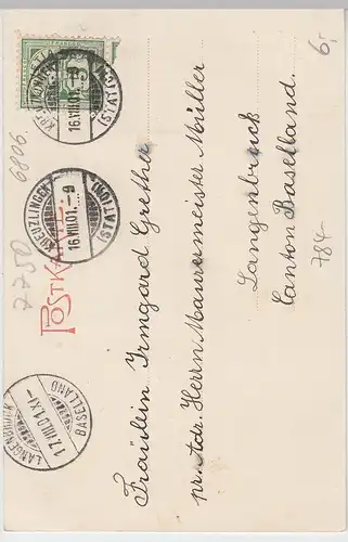 (100478) AK Konstanz, Bodensee, Münster, Westseite 1901