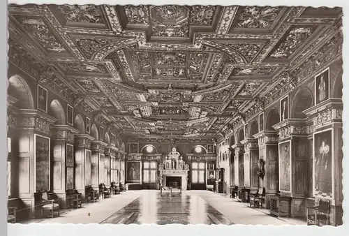 (100421) Foto AK Schloss Heiligenberg, Bodensee, Rittersaal, nach 1945