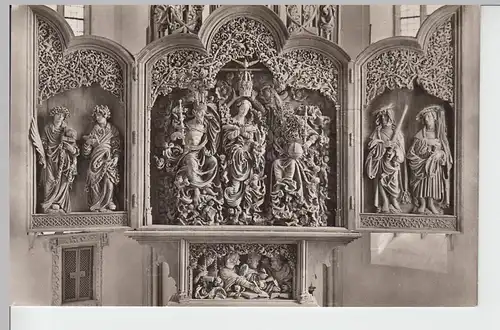 (100360) Foto AK Breisach, Rhein, St. Stephansmünster, Hochaltar, Schrein, nach