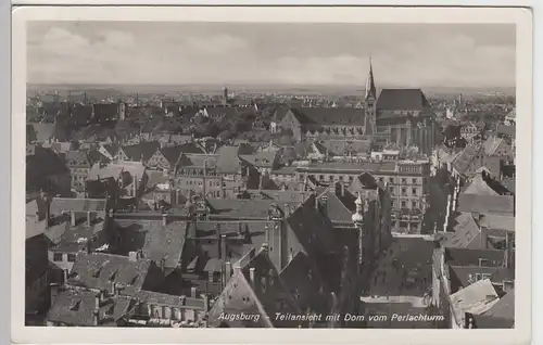 (97966) Foto AK Augsburg, Teilansicht vom Perlachturm, 1940