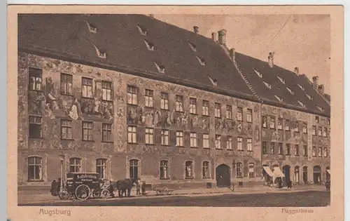 (95653) AK Augsburg, Fuggerhaus, 1927
