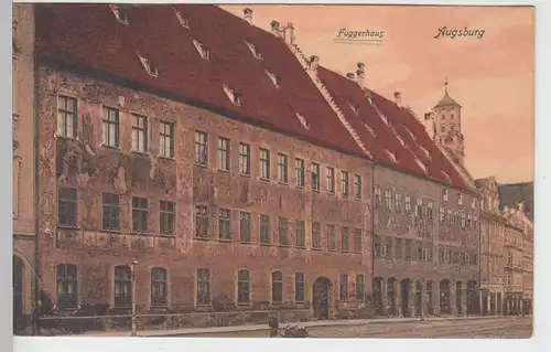 (95652) AK Augsburg, Fuggerhaus, 1908