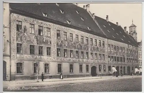 (21055) Foto AK Augsburg, Fuggerhaus, vor 1945
