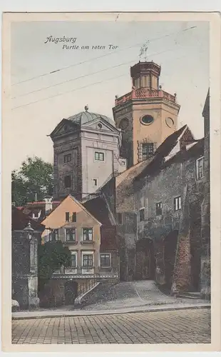 (115620) AK Augsburg, Partie am Roten Tor 1910