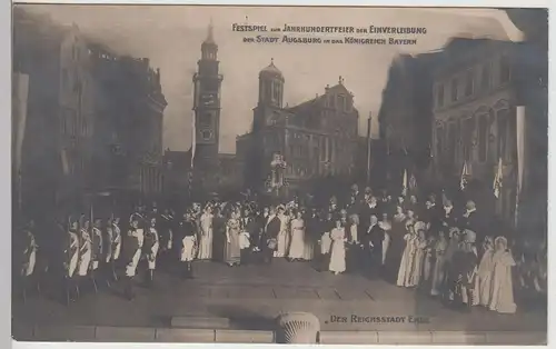 (113476) Foto AK Augsburg, Festspiel: Der Reichsstadt Ende, 1905