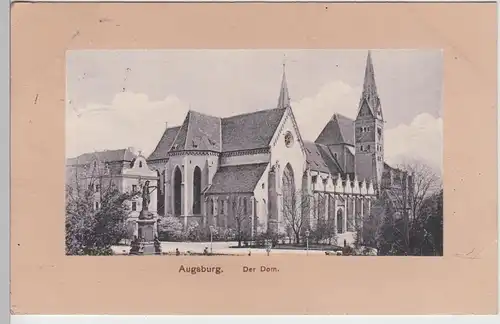 (107466) AK Augsburg, Dom 1910