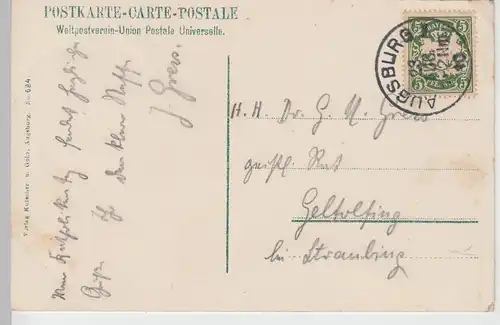 (107466) AK Augsburg, Dom 1910