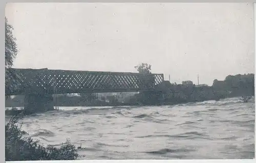 (107462) AK Ablaß Hochzoll bei Augsburg, Hochwasser-Katastrophe 1910