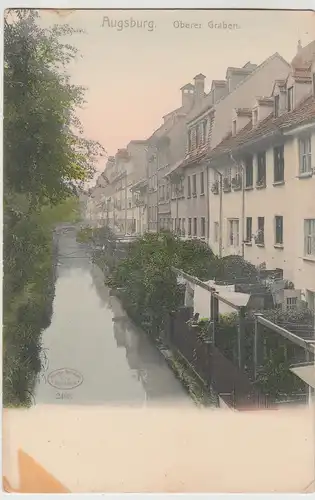 (107059) AK Augsburg, Oberer Graben, bis 1905