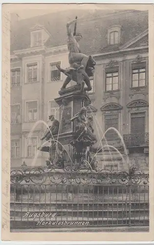 (106094) AK Augsburg, Herkulesbrunnen 1909