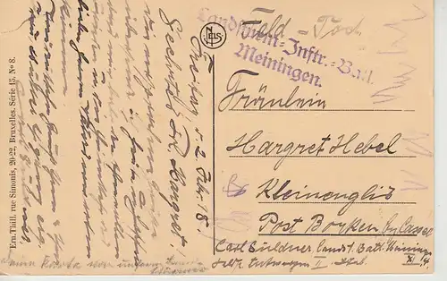 (108082) AK Antwerpen, Anvers, Banque Nationale, Nationalbank, Straßenbahn 1918