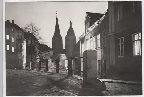 (91793) Foto AK Altenburg, Thür., Berggasse, Rote Spitzen 1984